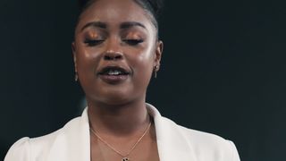 Ebony boss orders her black TS secretary Leilani Li to fuck her dark pussy