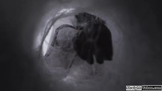 Guys wife turned into a spider monster and is on top of teen
