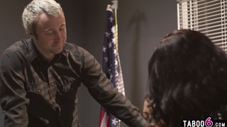 Guidance counselor confronted by the two concerned stepparents