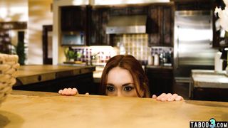 Red lesbian MILF Siri Dahl eating her BBW ebony roommates soaking wet pussy