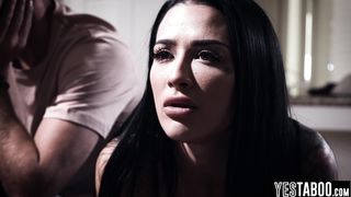 Poly couple cheer up big tits bald ebony friend with a threesome