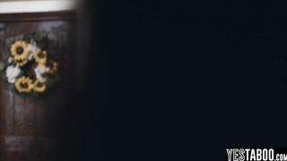 Huge tits curvy ebony MILF realtor railed by horny mature client