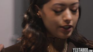 Asian therapist has interracial threesome with her ebony client