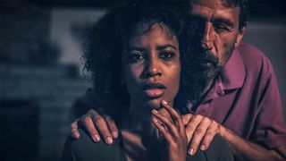 Ebony MILF model seduces photographer and squirts on his big dick