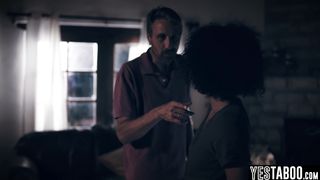 Ebony MILF model seduces photographer and squirts on his big dick