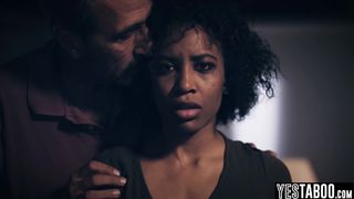 Ebony MILF model seduces photographer and squirts on his big dick