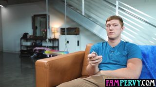 Big tits ebony MILF Harley Dean and her stepbro cant control themselves