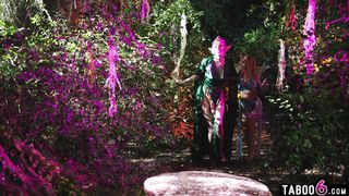 Futa hybrid elves fuck lost backpacker Ameena Green together