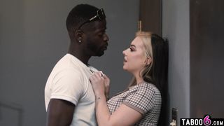 Black husband cheats during therapy with the huge boobs shrink