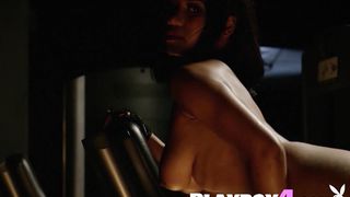 Big tits black MILF Jenna Foxx exposed sexy wet and naked all natural body