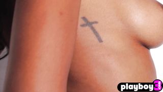 Petite big ass ebony girl sensual dancing and passion striptease action