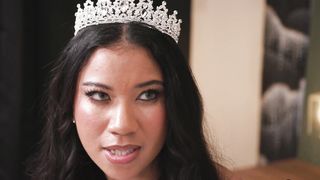 Angry black bride Ameena Green fucks stepdad of the groom-to-be